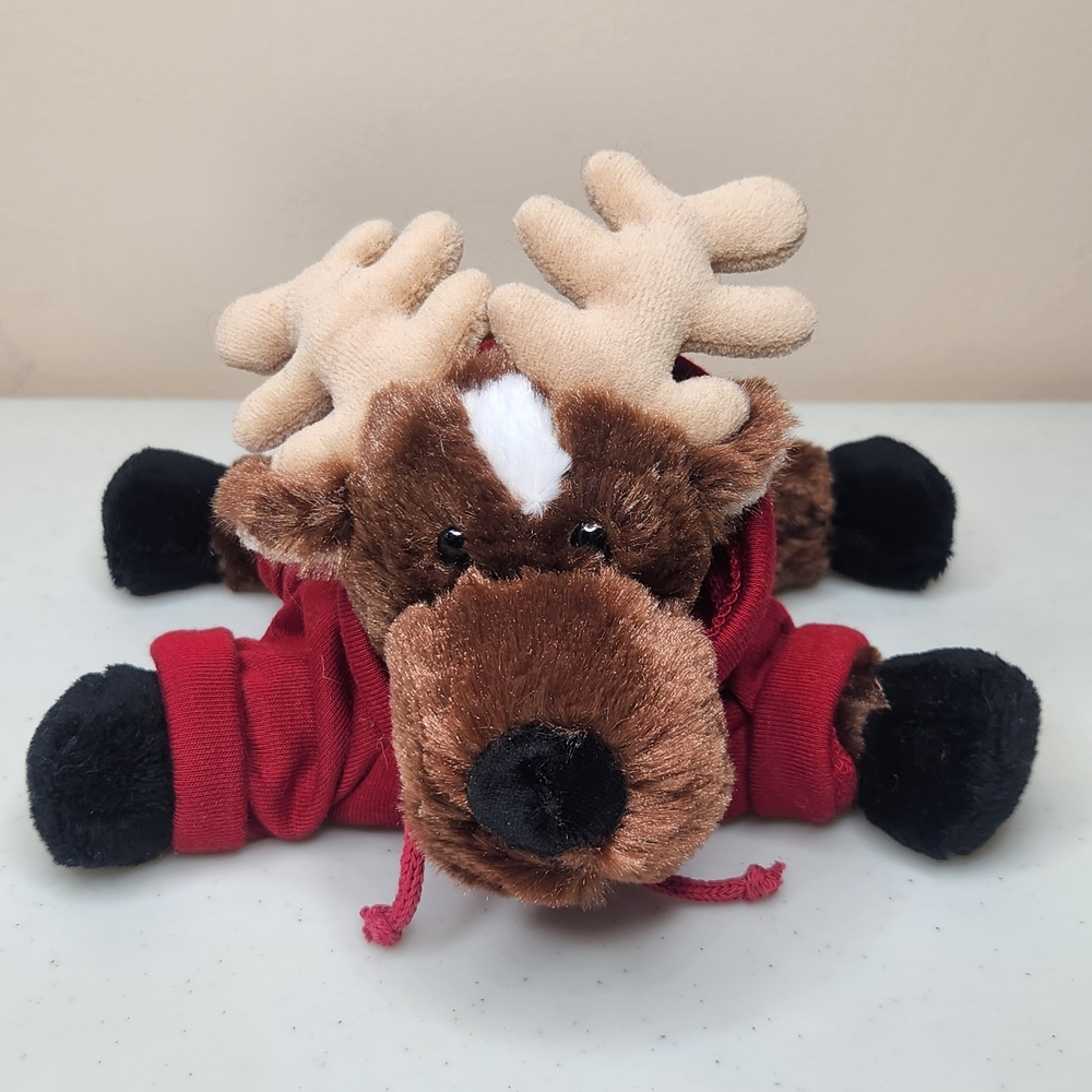 Webkinz Reindeer Plush Toy Ganz with Outfit